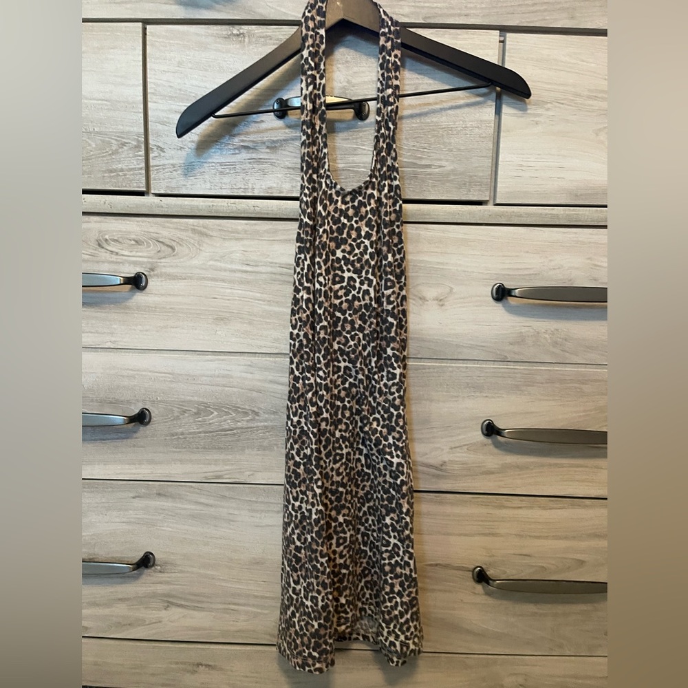 cheetah print dress